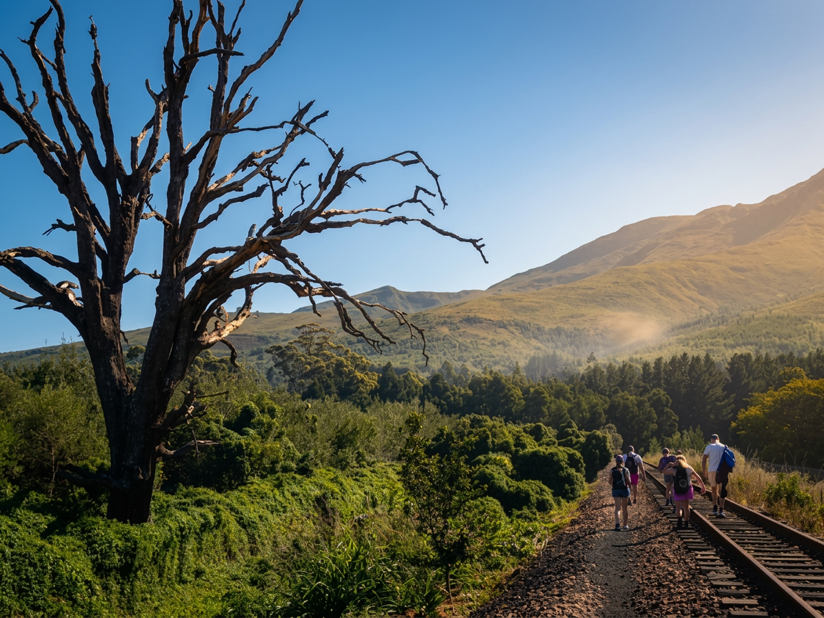 Hiking and biking trails near George in the Western Cape