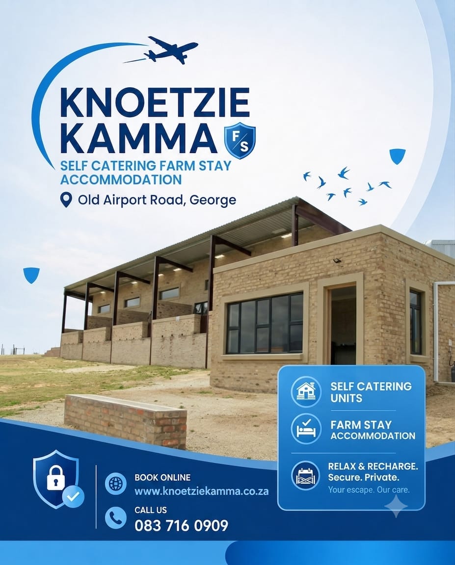 Discover Peaceful Farm Stay Accommodation in George at Knoetzie Kamma